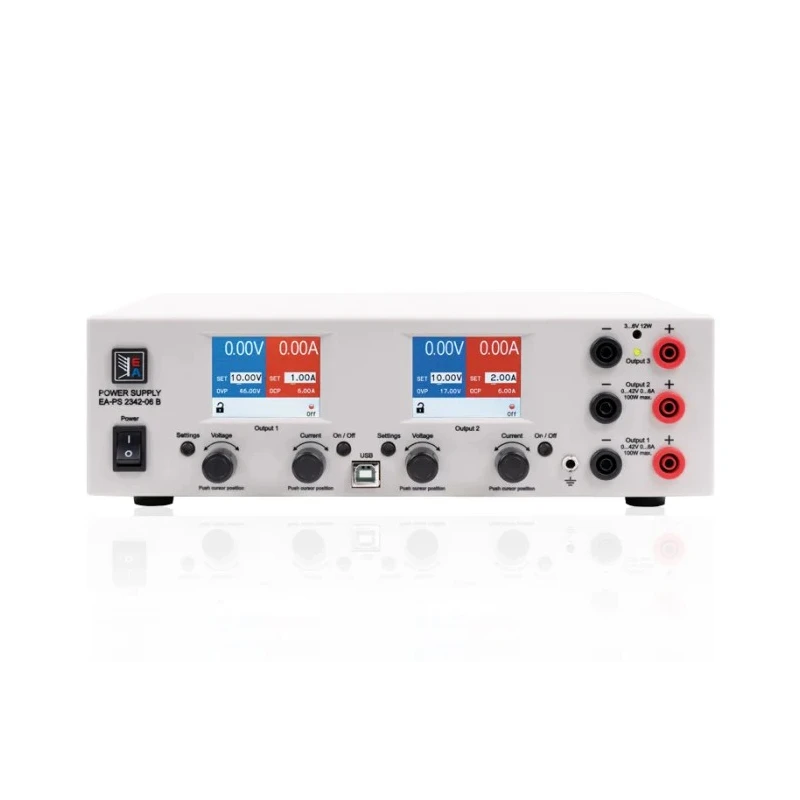 EA Elektro-Automatik Digital Bench Power Supply 3-Output 0 V to 42 V, 212 W, 6 A Max EA-PS 2342-06 B