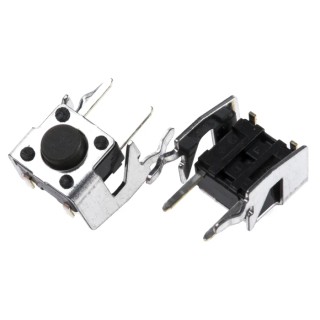 Alps Alpine Grey Tactile Switch Stem 3.85 mm SPST Momentary 50mA 12 V dc Through Hole SKHHLNA010