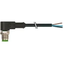 Murrelektronik Limited Sensor Actuator Cable Male 4 Way Right Angle to Unterminated Free End 1.5 m 250V 7000-12101-6340150
