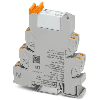 Phoenix Contact Interface Relay, DPDT, DIN Rail Mount, 12V DC Coil, 20mA Coil Current, Silver Alloy Contacts RPT24UC
