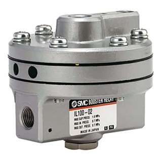 SMC Pneumatic Booster Regulator 3/8 Port Size, Low Air Consumption, CE RoHS Certified EIL100-F02-L