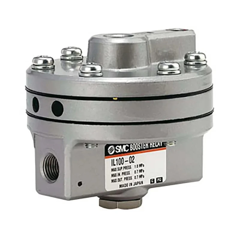 SMC Pneumatic Booster Regulator 3/8 Port Size, Low Air Consumption, CE RoHS Certified EIL100-F02-L