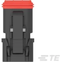 Deutsch Automotive Connector Male Black Flange 2 Way Crimp Termination DT06-2S-TE32 / 1-2303815-4