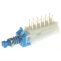 Alps Alpine SPUJ Series Latching Push Button Switch, PCB Mount, DPDT, Through Hole, 100mA Current SPUJ193700
