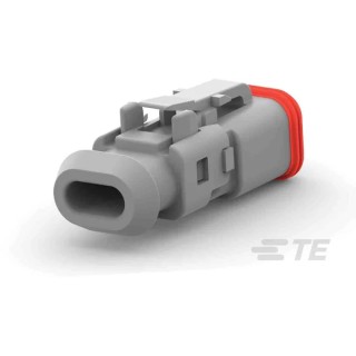 Deutsch Automotive Connector Male Grey Flange 2 Way Crimp Termination DT06-2S-TE81 / 2-2303815-1
