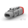 Deutsch Automotive Connector Male Grey Flange 2 Way Crimp Termination DT06-2S-TE81 / 2-2303815-1