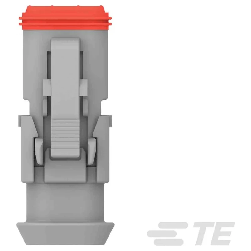 Deutsch Automotive Connector Male Grey Flange 2 Way Crimp Termination DT06-2S-TE81 / 2-2303815-1