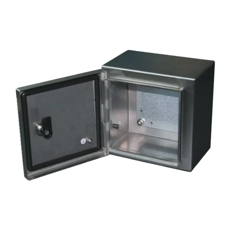 RS PRO 304 Stainless Steel Wall Box, IP66 Rated Enclosure, 500 mm x 500 mm x 200 mm IP66
