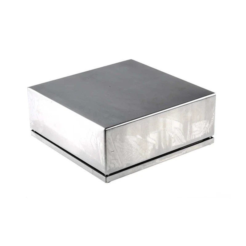 Schroff RS PRO Unpainted Stainless Steel Terminal Box IP66 200 mm x 200 mm x 80 mm IP66