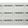 RS PRO Pre-Printed Adhesive Label Next Test Due, Green Text on White, 40mm x 15mm, Pack of 120 758-7908