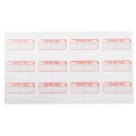 RS PRO Adhesive Pre-Printed Red Label Do Not Use, 40mm x 15mm, 120 Per Pack 758-7936