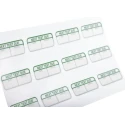 RS PRO Pre-Printed Adhesive Label Next Test Due, Green Text on White, 40mm x 15mm, Pack of 120 758-7908