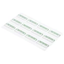 RS PRO Pre-Printed Adhesive Label Next Test Due, Green Text on White, 40mm x 15mm, Pack of 120 758-7908