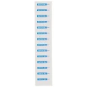RS PRO Pre-Printed Adhesive Label Batch No. Blue Text, 38 mm x 15 mm, 140 Labels Per Pack 758-7986