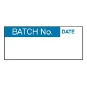RS PRO Pre-Printed Adhesive Label Batch No. Blue Text, 38 mm x 15 mm, 140 Labels Per Pack 758-7986