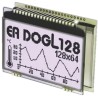 Display Visions EA DOG Graphic LED LCD Monochrome Display, White on Black EA DOGL128W-6