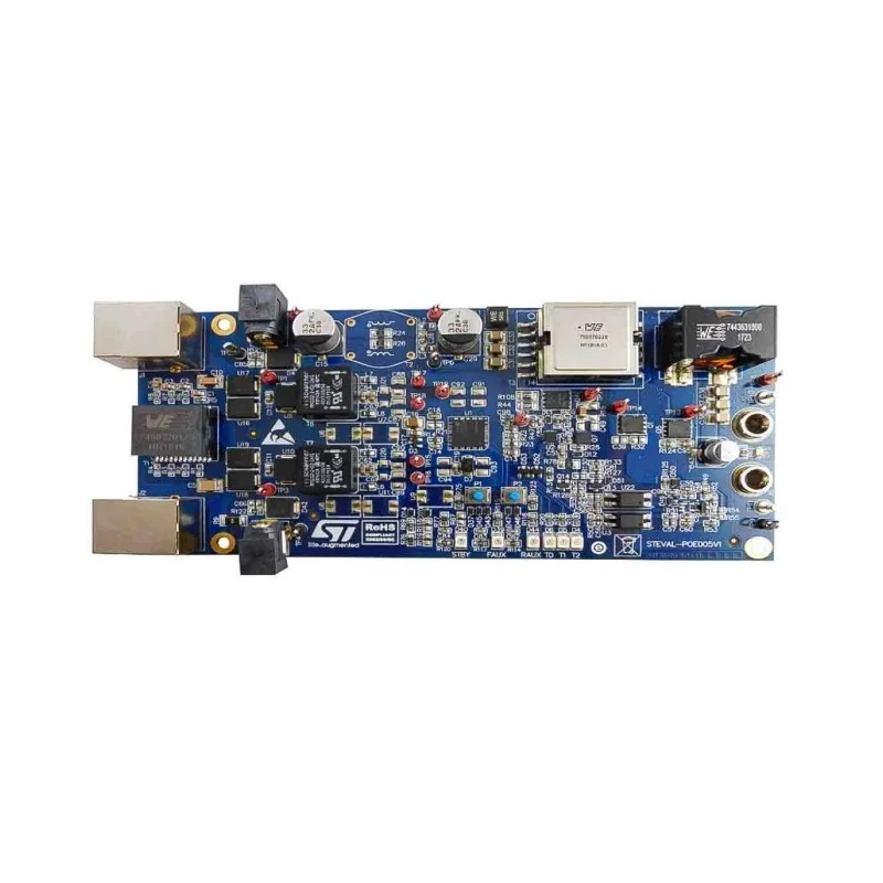 STMicroelectronics Power Management Development Kit Evaluation Board for PM8805, 12V 8A, PoE-PD Interface STEVAL-POE005V1