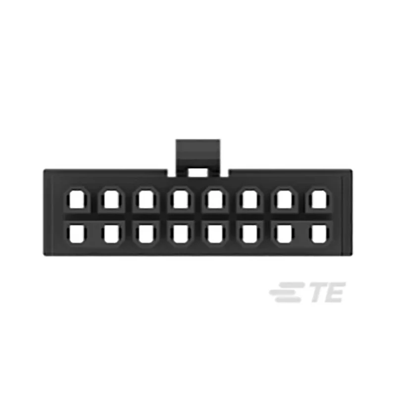 TE Connectivity Rectangular Connector, Female, 16 Contacts, 2 Row, 3 mm Pitch, Nylon Housing, Straight Cable Mount 2204748-8