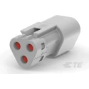 Deutsch Automotive Connector Female Grey Cable 3 Way Screw Termination DT04-3P-TE31 / 1-2303813-1