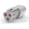 Deutsch Automotive Connector Female Grey Cable 3 Way Screw Termination DT04-3P-TE31 / 1-2303813-1
