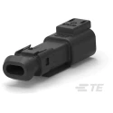 Deutsch Automotive Connector Female Black Cable 2 Way Screw Termination DT04-2P-TE82 / 2-2303812-4