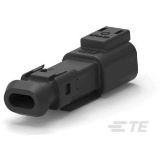 Deutsch Automotive Connector Female Black Cable 2 Way Screw Termination DT04-2P-TE82 / 2-2303812-4