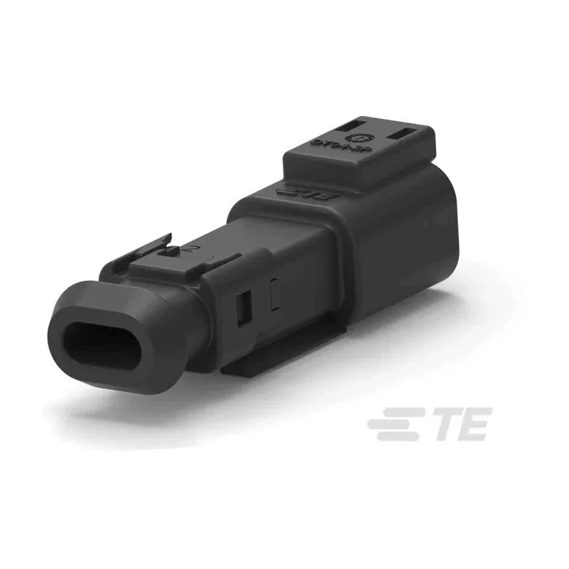 Deutsch Automotive Connector Female Black Cable 2 Way Screw Termination DT04-2P-TE82 / 2-2303812-4
