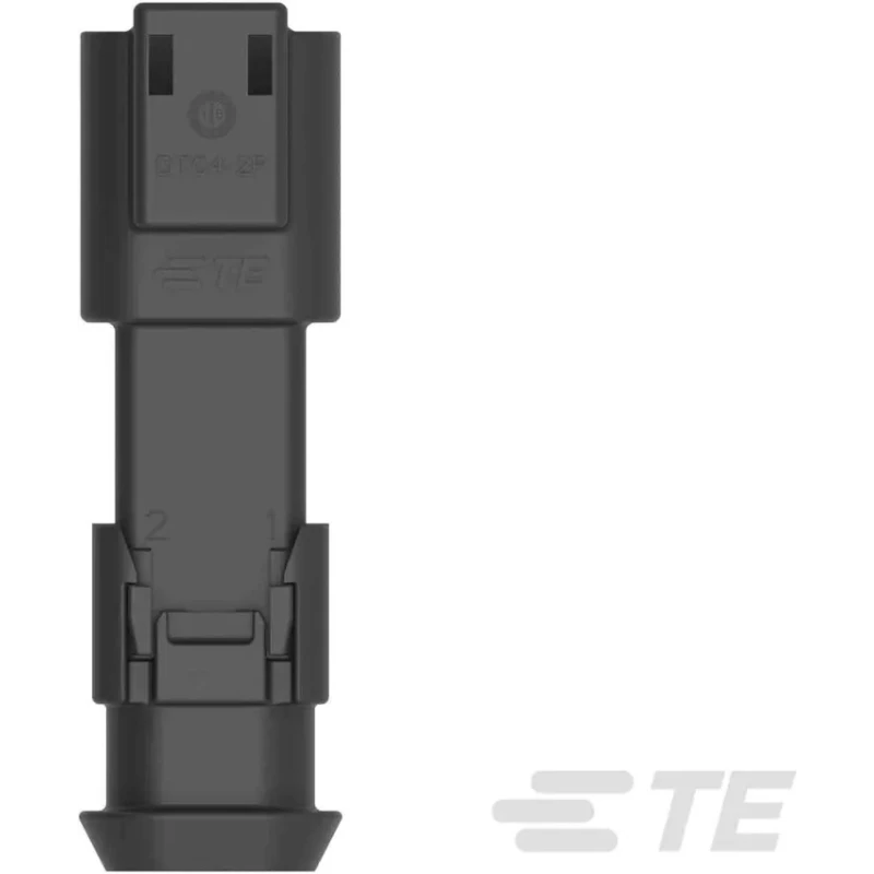 Deutsch Automotive Connector Female Black Cable 2 Way Screw Termination DT04-2P-TE82 / 2-2303812-4