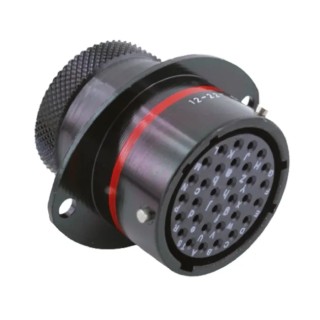 Souriau Sunbank by Eaton Circular Connector 32 Contacts Panel Mount Socket Female IP67 1000V 7.5A 8STA01832SN