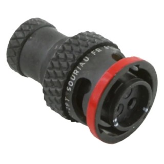 Souriau Sunbank by Eaton Circular Connector, 3 Contacts, Cable Mount, Standard Size, Plug Female, IP67, 1000V 8STA60235SN
