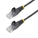 StarTech.com Cat6 Ethernet Cable, Black, 2 m Length, Unshielded Unscreened, Slim PVC Jacket 