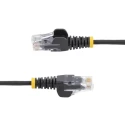 StarTech.com Cat6 Ethernet Cable, Black, 2 m Length, Unshielded Unscreened, Slim PVC Jacket 