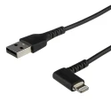 StarTech.com USB 2.0 Male USB Type A to Male Lightning Connector Cable Black 2 m RUSBLTMM2MBR