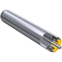 Interroll Zinc Plated Round Conveyor Roller Spring Loaded 40 mm Dia. x 550 mm L Mild Steel 3000 N RD-17W2JF4HAC RL550