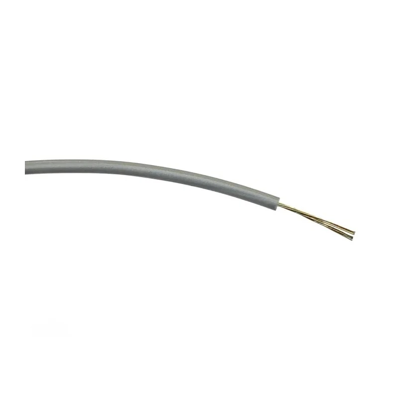 RS PRO Grey Hook Up Wire 24 AWG 7 x 0.2 mm Core Strands 500 m Polyvinyl Chloride Jacket 1000V AC 85°C 196-4228