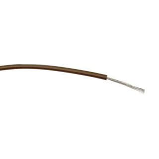 RS PRO Brown Hook Up Wire 20 AWG 16 x 0.2 mm Core Strands 500 m Polyvinyl Chloride 196-4267