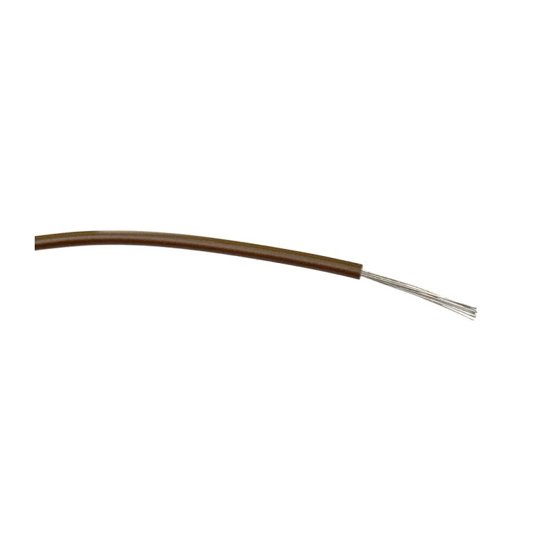 RS PRO Brown Hook Up Wire 20 AWG 16 x 0.2 mm Core Strands 500 m Polyvinyl Chloride 196-4267