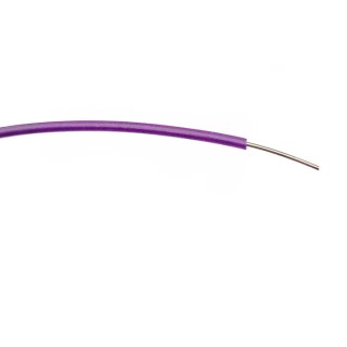 RS PRO Purple Hook Up Wire 23 AWG 1 x 0.6 mm Core Strands 100 m PVC Insulation 196-4306