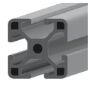 RS PRO Silver Aluminium Strut Profile 30 x 30 mm 6 mm Groove 2 m Length Series Profile 6 761-3284