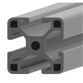 RS PRO Silver Aluminium Strut Profile 30 x 30 mm 6 mm Groove 2 m Length Series Profile 6 761-3284