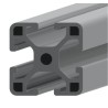 RS PRO Silver Aluminium Strut Profile 30 x 30 mm 6 mm Groove 2 m Length Series Profile 6 761-3284