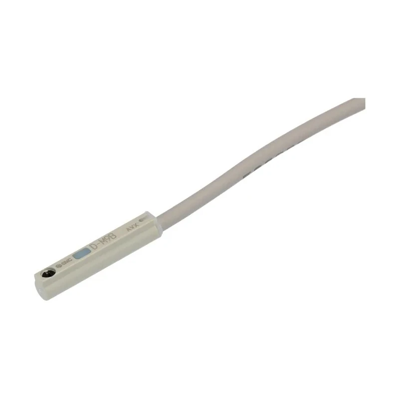 SMC 2-Wire Open End Cable Direct PNP Solid State Auto Switch D-M9B, 24V, LED Indicator, IP67