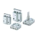 SMC Pneumatic Guided Cylinder 6mm Bore Double Acting 5 mm Stroke Aluminium Alloy Body MGJ6-5