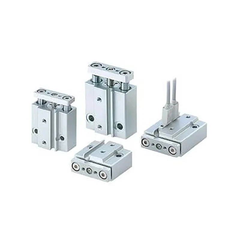 SMC Pneumatic Guided Cylinder 6mm Bore Double Acting 5 mm Stroke Aluminium Alloy Body MGJ6-5