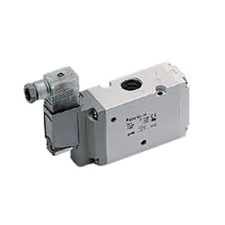SMC Solenoid Pilot Valve 3 Port Manifold Aluminium Body with Hydrogenated Nitrile Rubber, Fluorelastomer Seals VP700 Series 