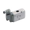 SMC Solenoid Pilot Valve 3 Port Manifold Aluminium Body with Hydrogenated Nitrile Rubber, Fluorelastomer Seals VP700 Series