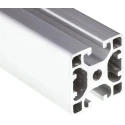 RS PRO Silver Aluminium Strut Profile 30 x 30 mm with 6 mm Groove, 2 m Length, Series Profile 6 761-3303