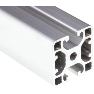 RS PRO Silver Aluminium Strut Profile 30 x 30 mm with 6 mm Groove, 2 m Length, Series Profile 6 761-3303