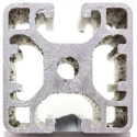 RS PRO Silver Aluminium Strut Profile 30 x 30 mm with 6 mm Groove, 2 m Length, Series Profile 6 761-3303