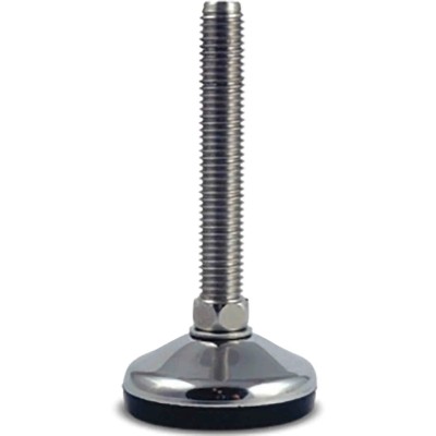 RS PRO M14 80 mm Diameter Stainless Steel Adjustable Foot with 1000 kg Static Load Capacity and 10 ° Tilt Angle 196-5356